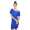 Damen Schulterfrei Tunika Kleid Dress Oberteil; S/M