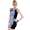 Longshirt Tunika Top Minikleid zweifarbig, S/M;