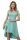 Damen Kleid Dress Asymetrisch Top Raffungen Minikleid Gr. S/M;