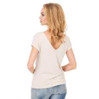 Shirt Bluse V-Ausschnitt  in 8 Farben,