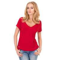Shirt Bluse V-Ausschnitt  in 8 Farben,