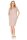 Damen Kleid klassisch elegant Sommer Mini-Kleid, Cappuccino/L/40