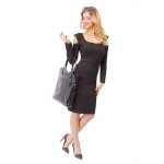 Damen Minikleid Schulterfrei Kleid Dress; S/M;