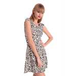 Damen Kleid Dress Glockenkleid Sommerkleid Mini Kleid...