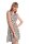 Damen Kleid Dress Glockenkleid Sommerkleid Mini Kleid Blumenmuster Flower;