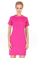 Damen Kleid Minikleid Top mit Kragen;