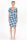 Kleid Elegant Mini Kleid Kariert; 2 / Blau/Violett L/40