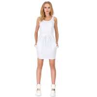 Kleid klassisch Sommer Mini-Kleid mit Taschen;