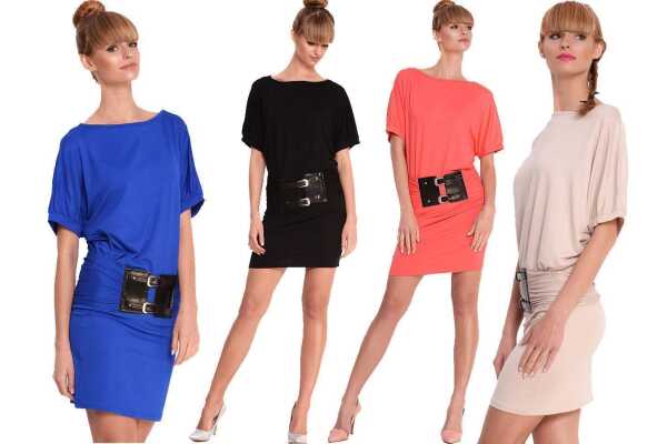 Damen Kleid Dress Locker Luftig Fledermaus;S/M;