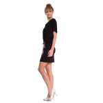 Damen Kleid Dress Locker Luftig Fledermaus;S/M;