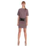 Damen Kleid Dress Locker Luftig Fledermaus;S/M;