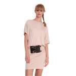 Damen Kleid Dress Locker Luftig Fledermaus;S/M;