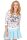 Damen Eleganter Rock Minirock; Babyblau/M/38