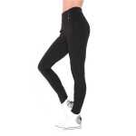 Damen Leggings Hohe-Taille mit Knöpfen,