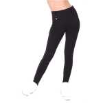 Damen Leggings Hohe-Taille mit Knöpfen,