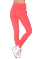 Damen Leggings Hohe-Taille mit Knöpfen,