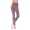 Damen Leggings Hohe-Taille mit Knöpfen,