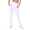 Damen Leggings Hohe-Taille mit Knöpfen,
