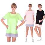 Damen Kleid Minikleid mit Kurzarm;S/M;