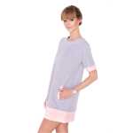 Damen Kleid Minikleid mit Kurzarm;S/M;