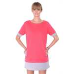 Damen Kleid Minikleid mit Kurzarm;S/M;