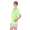 Damen Kleid Minikleid mit Kurzarm;S/M;