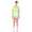 Damen Kleid Minikleid mit Kurzarm;S/M;