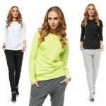 Bluse mit Brusttasche in 5 Farben Sportlich &...