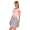 Damen Kleid A-Linie Mini Kleid mit Raffungen;