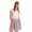 Damen Kleid A-Linie Mini Kleid mit Raffungen;