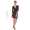 Damen Kleid Dress Punkte Pünktchen 3/4 Ärmel;