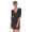 Damen Kleid Dress Punkte Pünktchen 3/4 Ärmel;