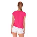 Damen Longshirt Tunika T-Shirt Sommer Shirt V-Ausschnitt;