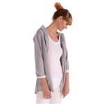 Damen Cardigan Sweater Jacke mit Kapuze mit Reißverschluss;S/M;