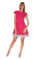 Damen Kleid Trapez Mini-Kleid Top; S/M;