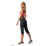 Damen Jogginghose 3/4 Capri Sport-Hose Baumwolle Gr. XXS XS S M L XL XXL 3XL