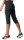 3/4 Leggings Capri mit Sport-Hose Baumwolle mit Lycra, Gr. S M L XL XXL 3XL Grafit