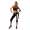 Damen 3/4 Jogginghose mit "WORK OUT";