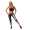 Damen 3/4 Jogginghose mit "WORK OUT";