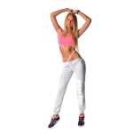 Damen Jogging Hose mit WORK OUT Druck;