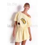 Damen Kleid Asymmetrisch Minikleid Sommer-Kleid S/M;
