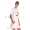 Damen Kleid Asymmetrisch Minikleid Sommer-Kleid S/M;