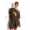 Damen Kleid Asymmetrisch Minikleid Sommer-Kleid S/M;