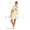 Damen Kleid Asymmetrisch Minikleid Sommer-Kleid S/M;