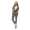 Damen Eleganter Overall Sportlich bequem Einteiler 6/8 V-Ausschnitt;