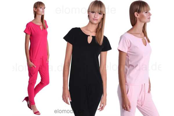 Damen Overall Sportlich Elegant bequem Einteiler;