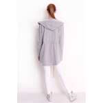 Cardigan Sweater Jacke mit Kapuze Gr. S/M;