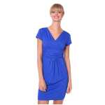 Damen MAMA Minikleid V-Ausschnitt Umstandsmode;