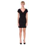 Damen MAMA Minikleid V-Ausschnitt Umstandsmode;