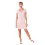 Damen MAMA Minikleid V-Ausschnitt Umstandsmode;